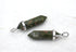 Unakite Gemstone Pendants, 8x38mm, Free Form Pendant, Sold As 1 Piece.